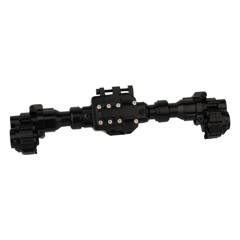 DAIHAOUU for TRX4 Aluminum Portal Front Middle Rear Axle Housing for 1/10 RC for Crawler TRX-4 for G500 Metal Upgrade Parts(Black Rear Axle 1p)