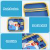 ProCase Hard Carrying Case for Little Tikes Story Dream Machine Starter Set, Kids Large Toy Bag Travel Portable Storage Box for Boy Girl Littles Character Books, Container with Shoulder Strap -Blue view 4
