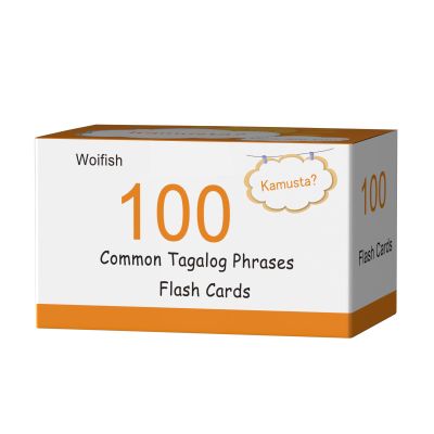 100 Essential Tagalog Phrases Flash Cards for Adults - Learn Tagalog Phrases for Beginners with Durable & Portable Flashcards- Tagalog Flashcards Simple Phrases