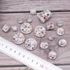 1:12 Miniatures Dollhouses Kitchen Accessories Teapot Cup Plate Set 15Pcs Flower Pattern Porcelain Teacup Set view 3