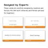 100 Essential Korean Phrases Flash Cards for Adults - Learn Korean Phrases for Beginners with Durable & Portable Flashcards- Korean Flashcards Simple Phrases view 4