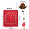 Jabcmier 3-in-1 Porch Goose Summer Outfits Bundle: Fiesta Sombrero, Birthday Tutu & Western Bandana | Goose Outfits for Yard, Patio & Desk Decor view 4