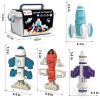 BLmukce DIY Magnetic Robot Building Toy for Kids 3-5, 33 PCS STEM Stacking Playset with Storage Box, Rocket Robot Creative Kit, Toddler Magnet Toys Gift for Years Old Boys & Girls (Christmas Birthday) view 2