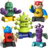 BLmukce Magnetic Robot Toy for Kids 3-5, 35 PCS STEM Educational Playset with Storage Box, DIY Stacking Monster Robots, Toddler Creative Alien Toys Gift for Boys Girls (Christmas Birthday) view 1