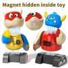 BLmukce Magnetic Robot Toy for Kids 3-5, 35 PCS STEM Educational Playset with Storage Box, DIY Stacking Monster Robots, Toddler Creative Alien Toys Gift for Boys Girls (Christmas Birthday) view 2