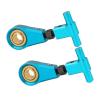 4pcs Aluminum Alloy Adjustable Front Upper Suspension Arms and Rear Upper Swing Arms for Tamiya TT02 1/10 RC Car Upgrade Parts(Red) view 3