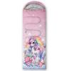 HOSIMA Cartoon Unicorn Sleeping Bag for Toddler Kids Girls,Candy Dessert Balloon Rainbow Pattern Cold Weather Gear for Camping,Waterproof Ultralight Girls Hiking Sleeping Bag Suitable for All Seasons. view 3