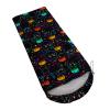 HOSIMA Cartoon Cat Sleeping Bag for Kids Girls,Colorful Pumpkin and Stars Pattern Backpacking Essentials for Hiking,Waterproof Ultralight Sleeping Bags & Camp Bedding Suitable for All Seasons. view 4