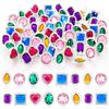 Shappy 150 Pcs Colorful Plastic Rings for Kids Adjustable Costume Jewelry Rings for Princess Carnival Dress up Bridal Shower Party Accessories view 1