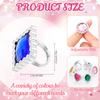 Shappy 150 Pcs Colorful Plastic Rings for Kids Adjustable Costume Jewelry Rings for Princess Carnival Dress up Bridal Shower Party Accessories view 2