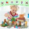 AIDYVOI Magnetic Blocks Toy Building Set for Kids 3+, Light Up Magnetic Building Blocks, 3D Construction Build Toys STEM Sensory Magnet Cubes Christmas Birthday Present view 4