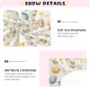 Baby Easter Bunnies Eggs Flowers Fitted Crib Sheet for Boys Girls,Toddler Bed Mattress Sheets,Fits Standard Size Crib Mattress 52 * 28 * 9in 202b9040 view 4