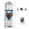 Smell Sunshine Kids Sleeping Bag for Boys Girls,Basketball Tie-dye Print-Lightweight Warm Portable Outdoor Indoor-Waterproof Cold Weather Resistant Sleeping Bag for Camping Hiking(Basketball-3) view 3