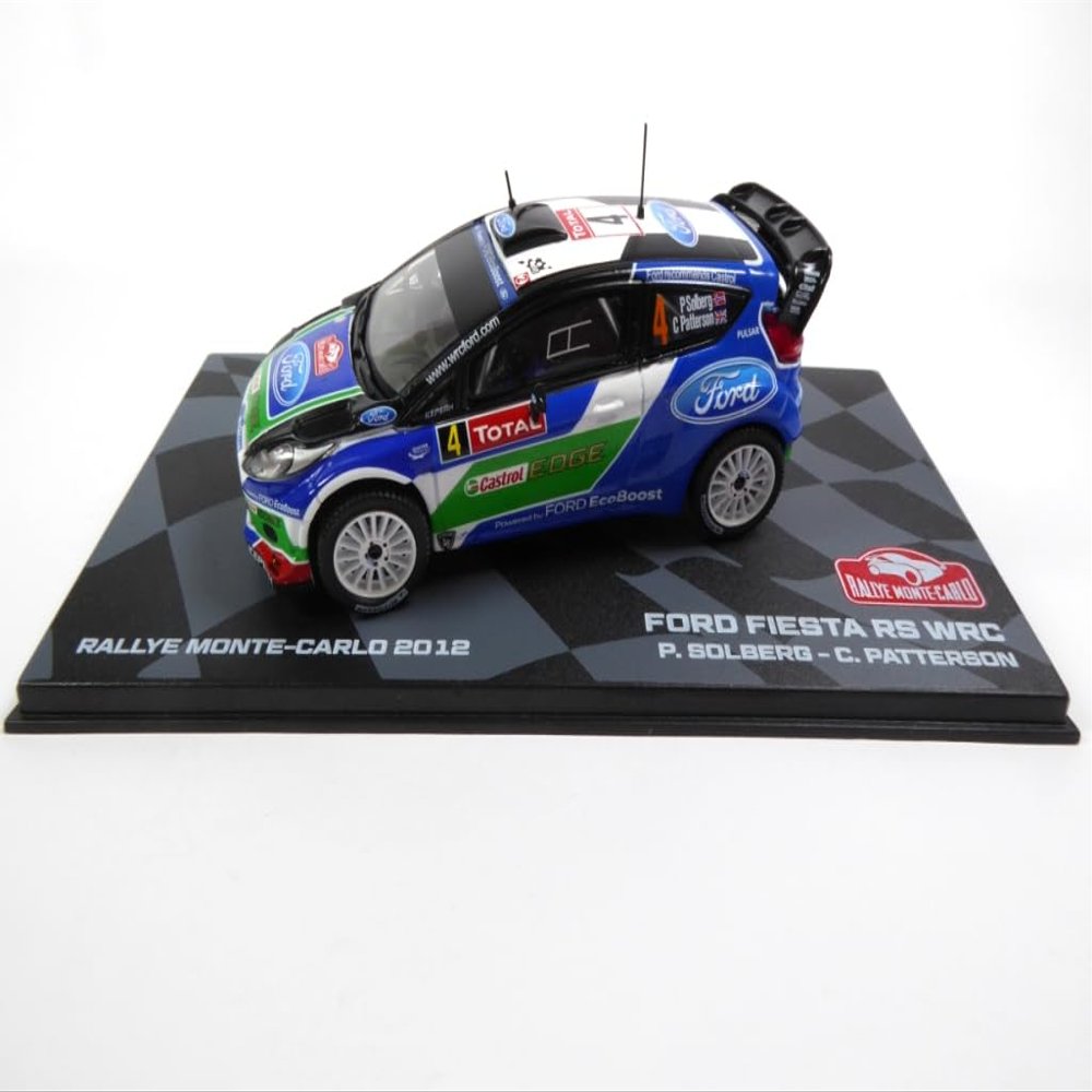 - 1/43 Rally Car Compatible with Ford Fiesta RS WRC 2012 5th Solberg - BR4