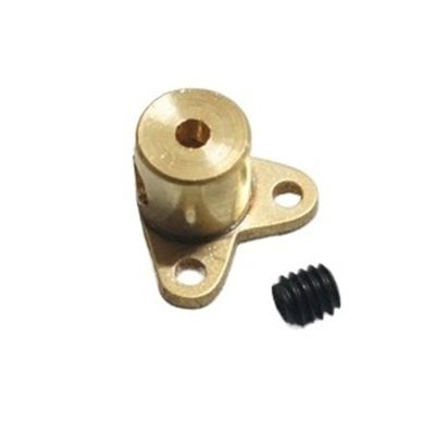 DingMotuo Compact Copper Control Horn for RC Model Boat Rudder Rod, Multiple Hole (L-5-1.5mm)