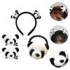 BESPORTBLE 4pcs Cartoon Panda Hair Accessories Adorable Hairbands Hair Clips and Scrunchies for Girls and Women Cute and for Parties Cosplay and Everyday Use view 3