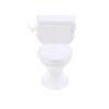 1:12 Scale Miniature Bathroom Toilet - Realistic Dollhouse Furniture for DIY Crafts, Dioramas and Architectural Models view 1