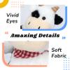 Hopearl Talking Singing Cow with Red Bib Repeats What You Say Walking Dairy Cattle Electric Interactive Animated Toy Speaking Plush Buddy Gifts for Toddlers, 9'' view 4