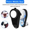 2Pcs 24 Volt RS555 40000RPM Gearbox with High Torque Motor for Powered Wheels Motor Upgrade 24V High Speed Electric Motor Gearbox for Kids Ride On Toys Car Replacement Parts view 4