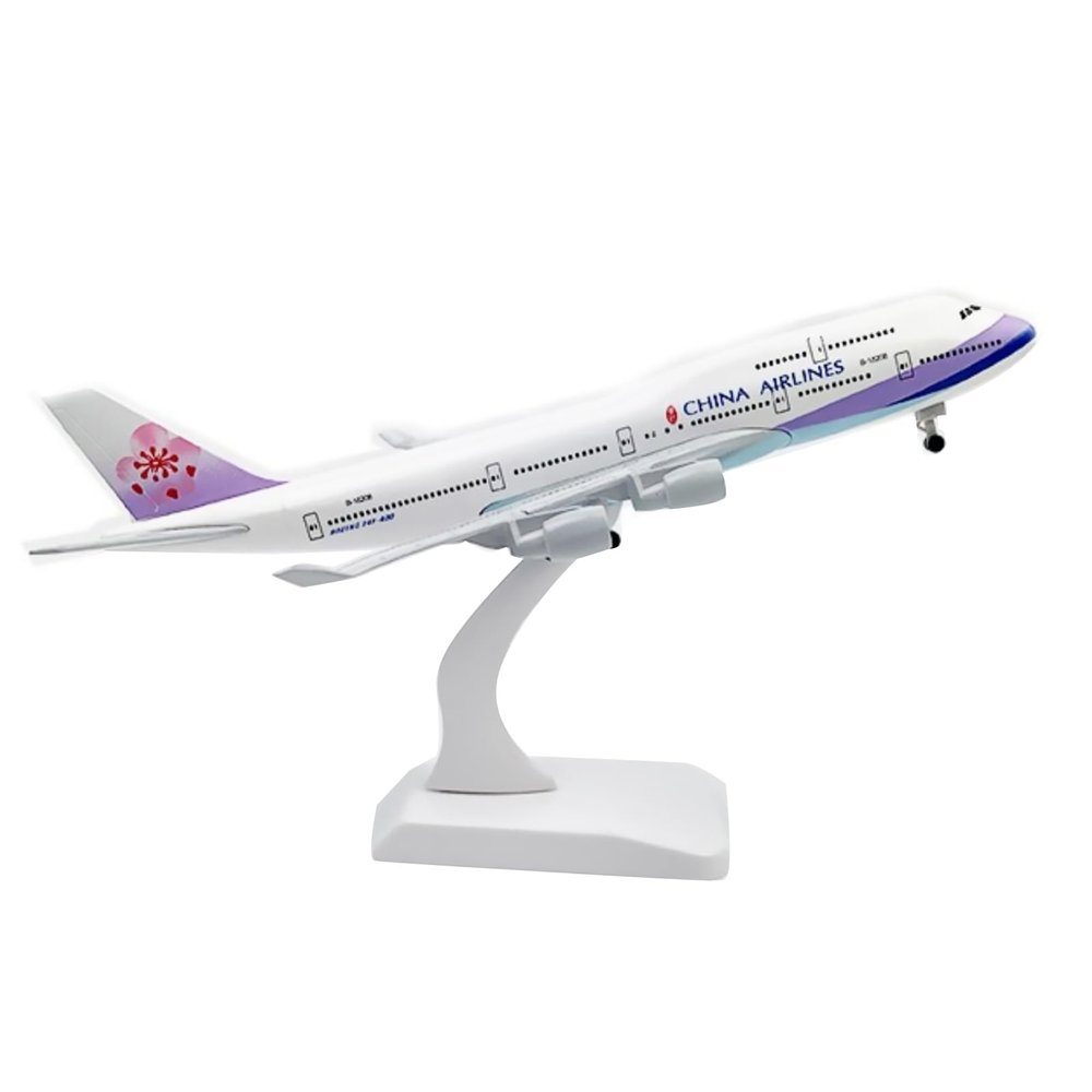 1/350 Scale China Airlines B747 Aircraft Model Alloy Die-cast Airplane Flight Miniature for Collection & Display