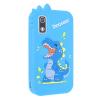 1080p Digital Camera, Cute Dinosaur Shape Smart Phone Multiple Photography Modes and Effects Cell Toy Phone Simple Buttons and Icons Kids Smartphone for Boys Girls (Blue) view 2