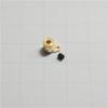 DingMotuo Compact Copper Control Horn for RC Model Boat Rudder Rod, Multiple Hole (Short-5-2mm) view 2
