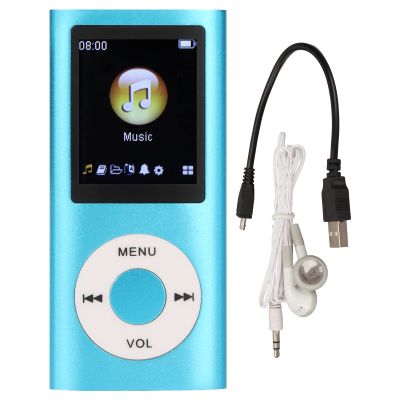 Kids MP3 Player with BT, Mp3 Music Player for Sports Running Workout (Blue)