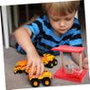 UPKOCH Wooden Railway Gas Station Model Easy to Assemble Train Accessory with Realistic Details Wooden Material for Creative Play and Train view 3