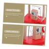 UPKOCH Wooden Railway Gas Station Model Easy to Assemble Train Accessory with Realistic Details Wooden Material for Creative Play and Train view 4