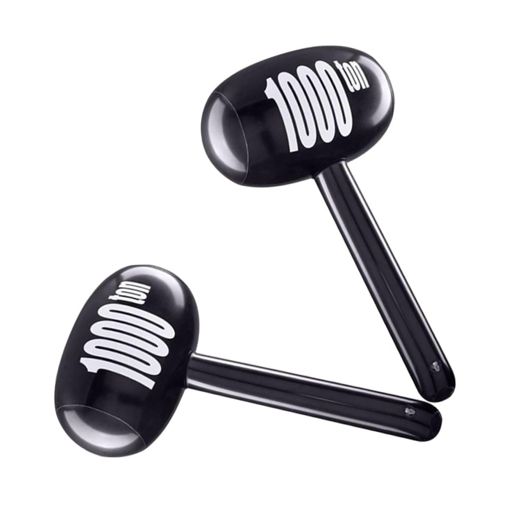 VICASKY 2pcs Inflatable Hammer Toy Fun Boys and Girls Party Props for Birthday Celebrations Lightweight Interactive Balloon Hammers for Festive Atmosphere and