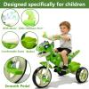 NMM Dinosaur Tricycle for Toddlers, Kids Trike with Music, LED, Tricycles for 3-5 Year Olds, for Rider, Big Wheel, Storage Basket, Horn, Toddler Bike for Boy, Dinosaur Toys for Kids 2-4 4-7 view 2