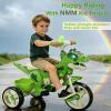 NMM Dinosaur Tricycle for Toddlers, Kids Trike with Music, LED, Tricycles for 3-5 Year Olds, for Rider, Big Wheel, Storage Basket, Horn, Toddler Bike for Boy, Dinosaur Toys for Kids 2-4 4-7 view 3