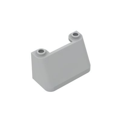Gobricks GDS-1309 3823 Window Windscreen 2x4x2, Light Bluish Gray, 50 pcs