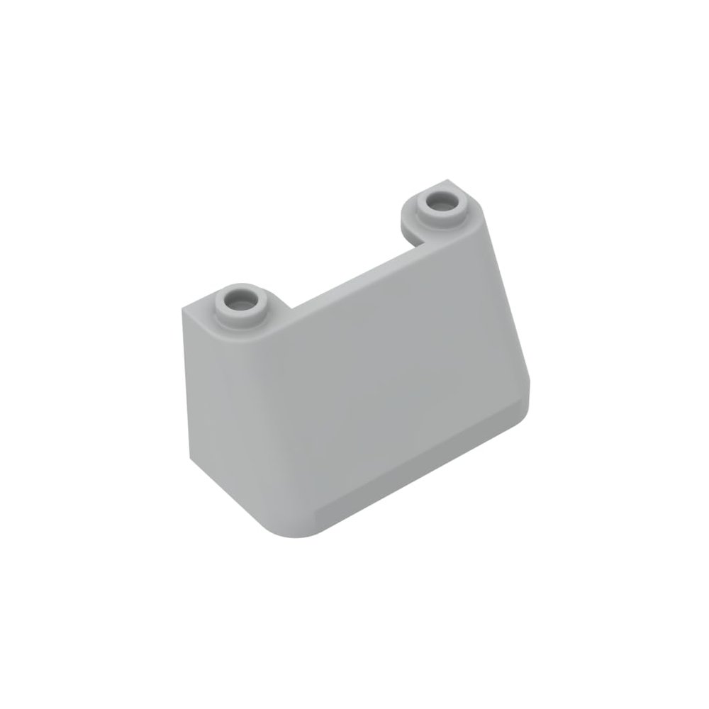 Gobricks GDS-1309 3823 Window Windscreen 2x4x2, Light Bluish Gray, 50 pcs