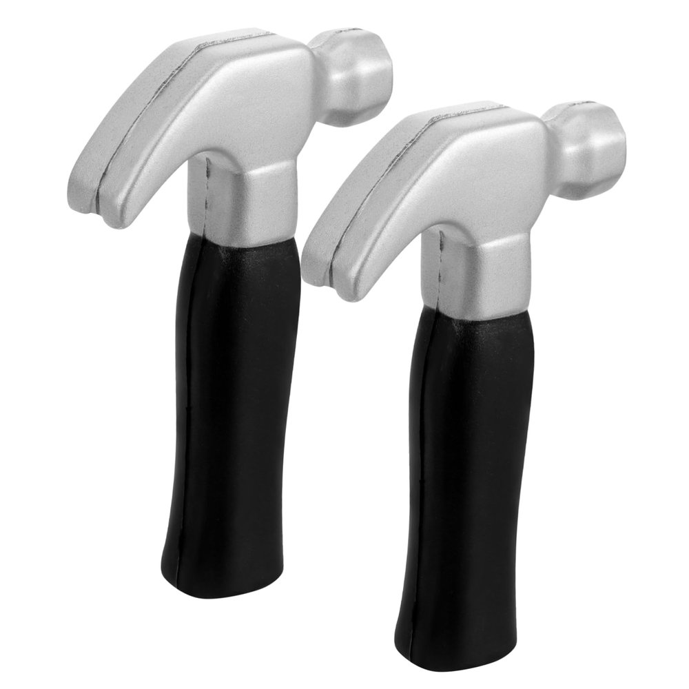 LALADEFIEE Boys and Girls Hammer Toys 2 Pack Mini Hammers for Crafts Safe Hammer Tools Educational Toys for Toddlers for Parties