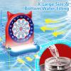 47 Inch Large Inflatable Dart Board Pool Toys Games with 12 Balls Swimming Pool Water Game for Teens Adults Pool Backyard Beach Outdoor Summer Water Toys Gift for Kids Ages 3-12 Boys Girls, Red view 2