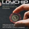 LOYCHIP 600 Piece Poker Chip Set 14g Clay Composite with Numbered Denominations and Aluminum Case, Heavyweight Casino Grade Chips with Dealer Button and Playing Cards for Texas Holdem Blackjack view 2