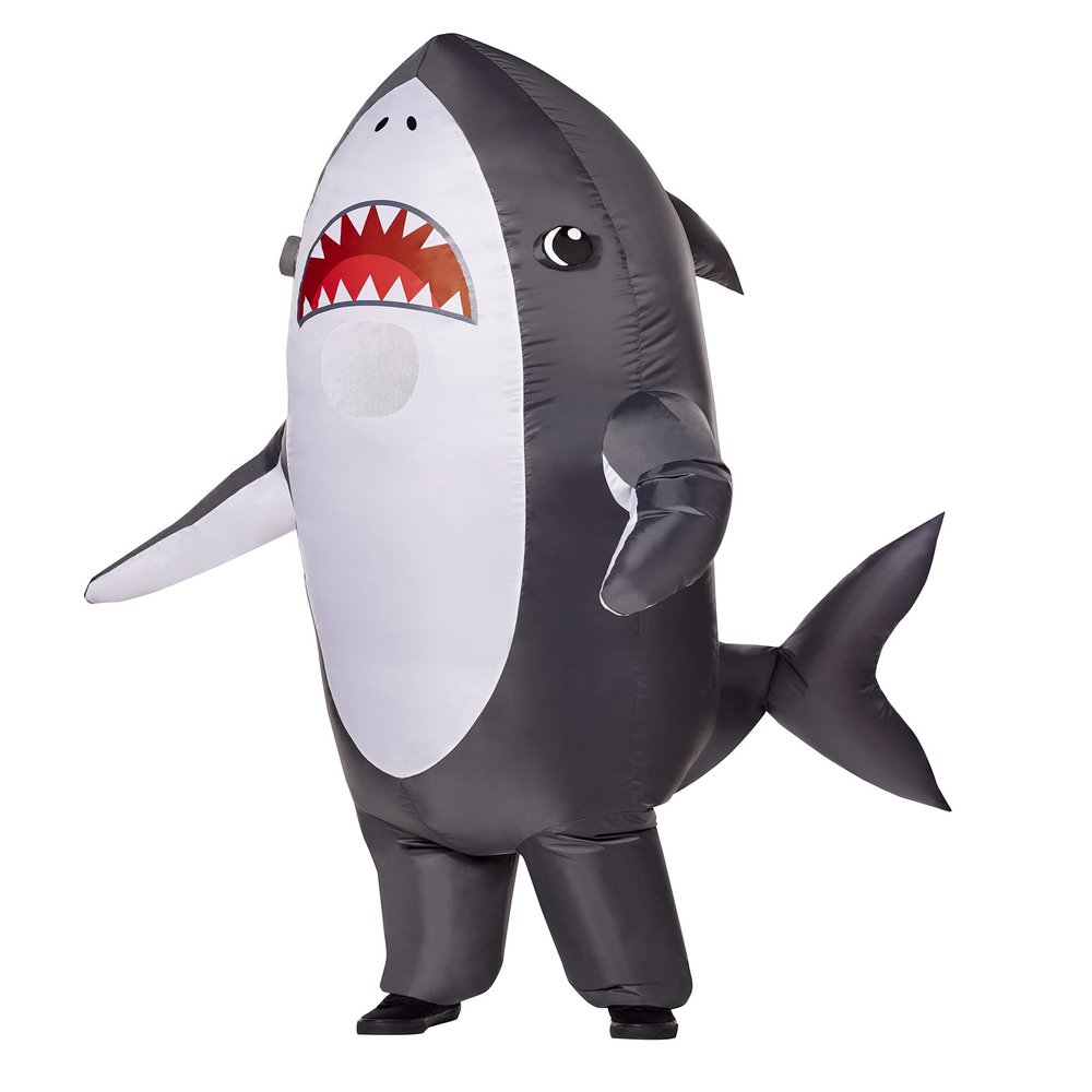 Spirit Halloween Kids - Shark Inflatable Costume, Boys, Size BOYS S/M, Multicolor