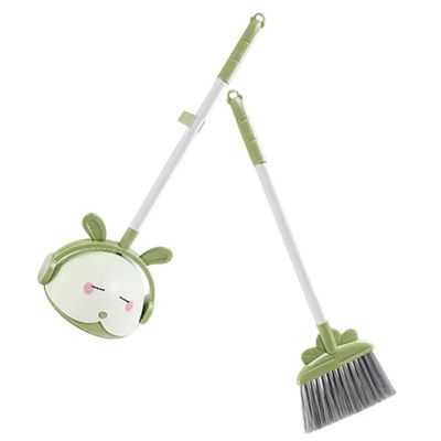 SEWOART 1set Boy Girl Broom and Dustpan Cute Housekeeping Helper for Boy Girl Safe Lightweight Cleaning Tools for Indoor and Parent-boy Girl Bonding Activity
