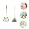 SEWOART 1set Boy Girl Broom and Dustpan Cute Housekeeping Helper for Boy Girl Safe Lightweight Cleaning Tools for Indoor and Parent-boy Girl Bonding Activity view 2