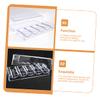 DIYEAH 100pieces Chip Accessory Poker Chip Holder Portable Box Poker to Use for Daily Needs view 4