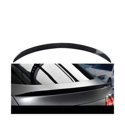 Compatible For GLC Coupe C253 GLC260/300 2016-2022 AMG Rear Trunk Lid Spoiler Wing Gloss Black Tail Tailgate Splitter Lip(Carbon black)
