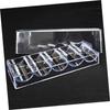 ERINGOGO Multi-Function Poker Chip Holder Portable Poker Chip Tray Acrylic Display Coin Box Storage Supplies view 2