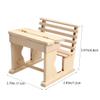 Abaodam Miniature Desk Model Adorable Dollhouse Furniture for Boys and Girls Scale Study Desk Accessory for Mini House Decoration Safe and Craftsmanship for Playtime view 2