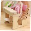 Abaodam Miniature Desk Model Adorable Dollhouse Furniture for Boys and Girls Scale Study Desk Accessory for Mini House Decoration Safe and Craftsmanship for Playtime view 3