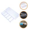 SHOWERORO Professional Poker Chip Tray Acrylic Poker Chip Box for Party Poker Chip Holder 100 Numbered Chips view 2
