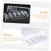 SHOWERORO Professional Poker Chip Tray Acrylic Poker Chip Box for Party Poker Chip Holder 100 Numbered Chips view 4