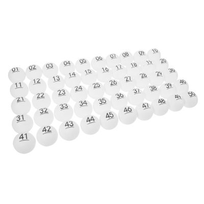PLAFOPE 50pcs Raffle Balls Lottery Balls for Entertainment Break Resistance for Parties Events Games