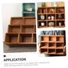 Alipis 9grid Expandable Storage Space Strong Load-bearing Desktop Display Stand for Toys Action Figures Dolls Candy Craft Display Rack view 4