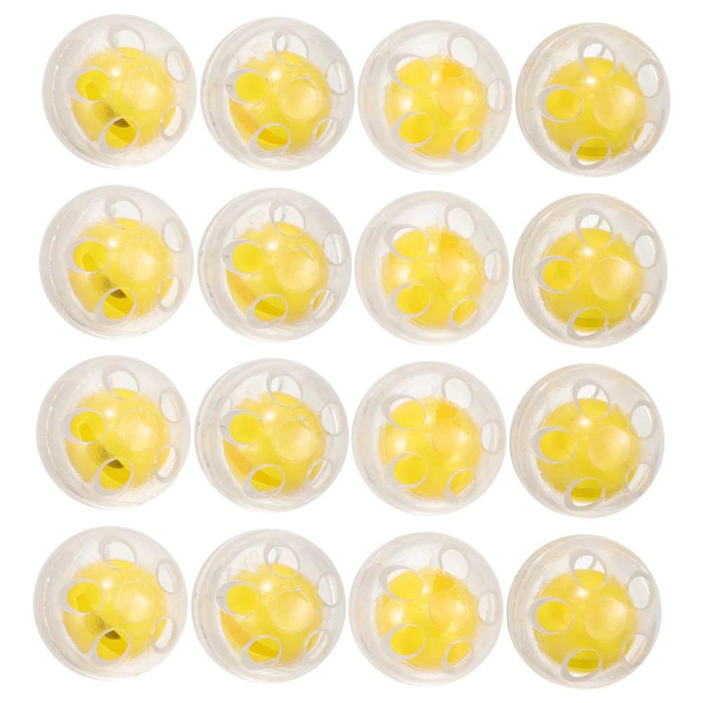 Beatifufu 50pcs Plush Bell Inserts for Rattle Balls Sound Making Bell for Toy Accessory